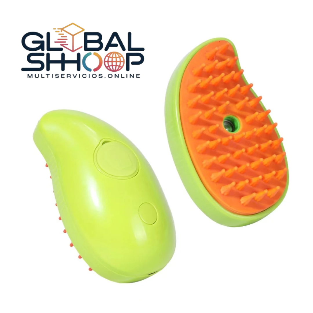 Cepillo de Vapor 3 en 1 para Mascotas