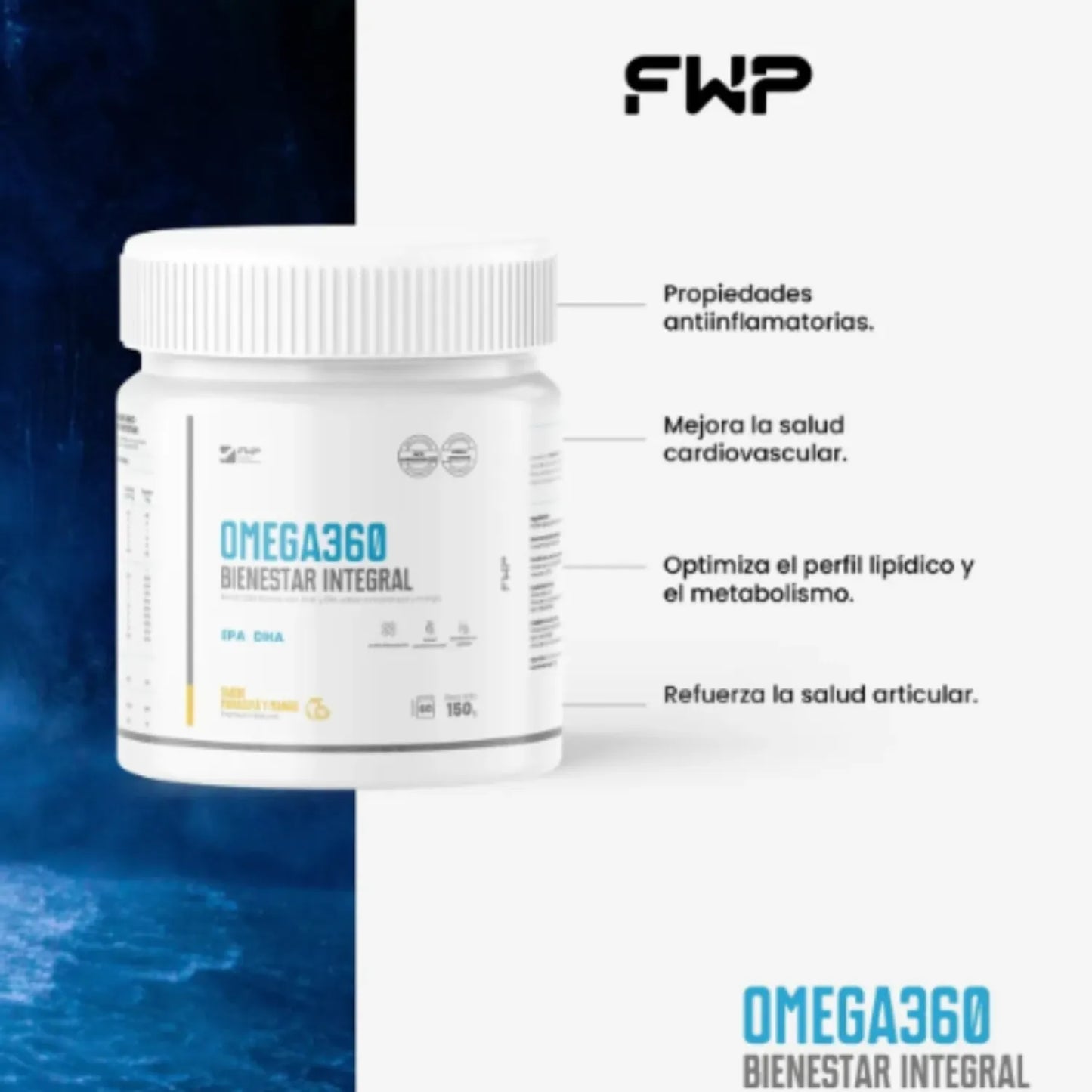 🟠 Omega 360 FWP – Omega 3 Premium en Gomitas